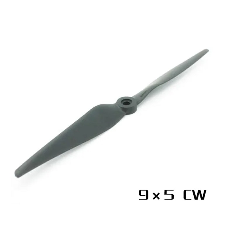 HQProp Thin Electric Pusher Prop 9x5R (2CW) Propeller - Dark Grey - Image 2