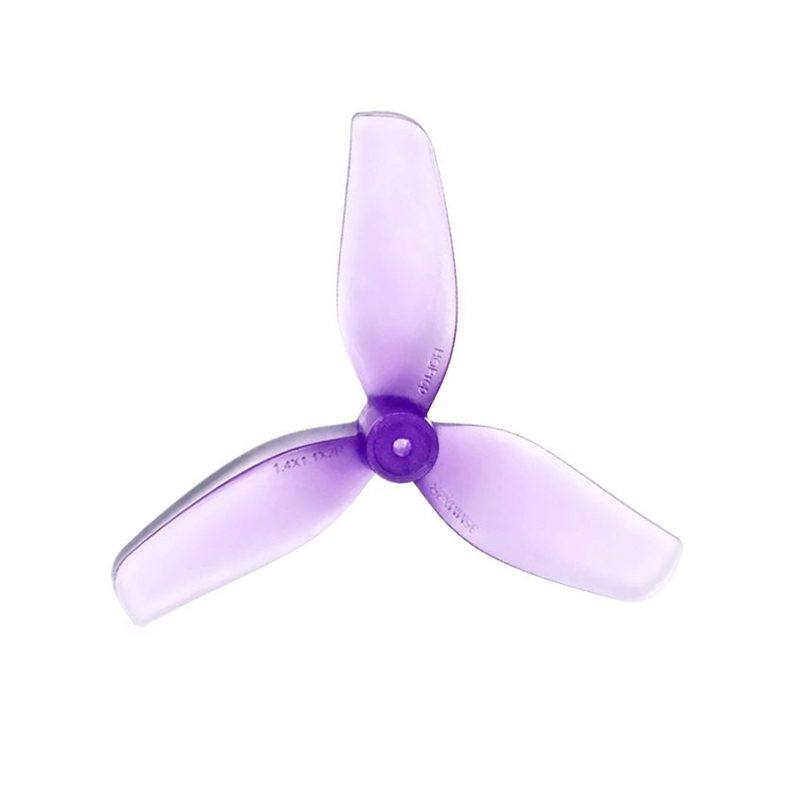 HQProp Ultralight Whoop Prop 1.4X1.1X3 (35mm) Purple (2CW+2CCW) - PC - 1mm Shaft