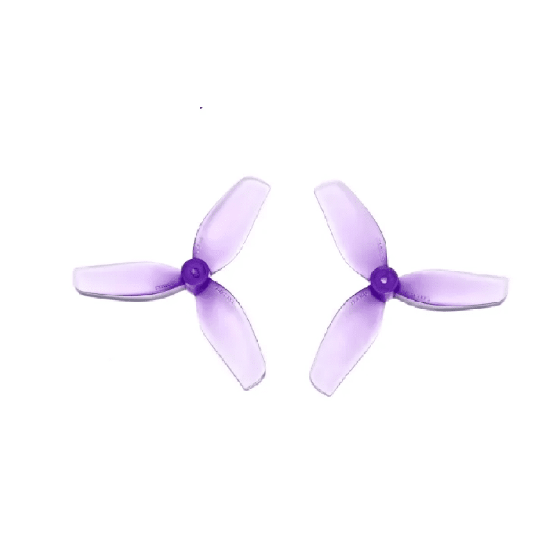 HQProp Ultralight Whoop Prop 1.4X1.1X3 (35mm) Purple (2CW+2CCW) - PC - 1mm Shaft - Image 2
