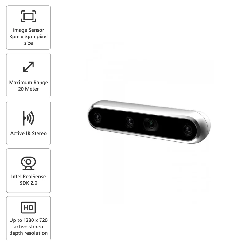 Intel Intel RealSense D455 Depth Camera w/ IMU & Global Shutter - Image 7
