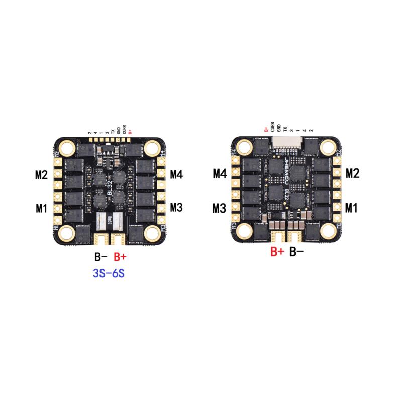 JHEMCU BLHeli_32 40A 4-in-1 3-6S FPV Drone ESC - Image 2