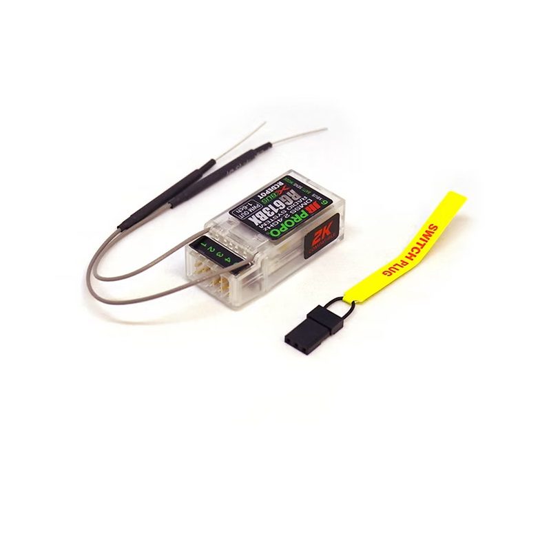 JR Propo RG613BX 6-Channel DMSS Receiver with XBus - Glassy White - Image 2