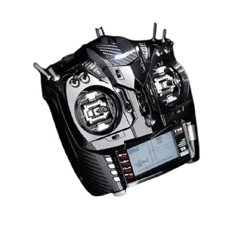 JR Propo T14 x 4 CNC Machined Gimbals Black Pearl Radio Transmitter - Mode2, Without Battery - Image 2