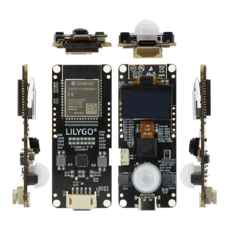 LilyGO T-Camera ESP32-S3 OV2640 FN1 6R8 Development Board - Image 6