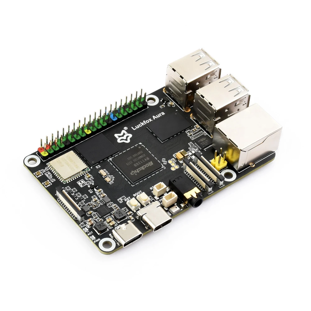 Luckfox Aura Linux Dev Board w/ 4GB RAM, 64GB eMMC, NPU - Image 3