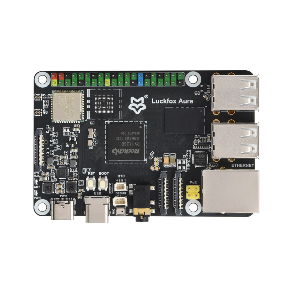Luckfox Aura Linux Development Board, Quad-Core A53, 4GB RAM, No eMMC - Image 2