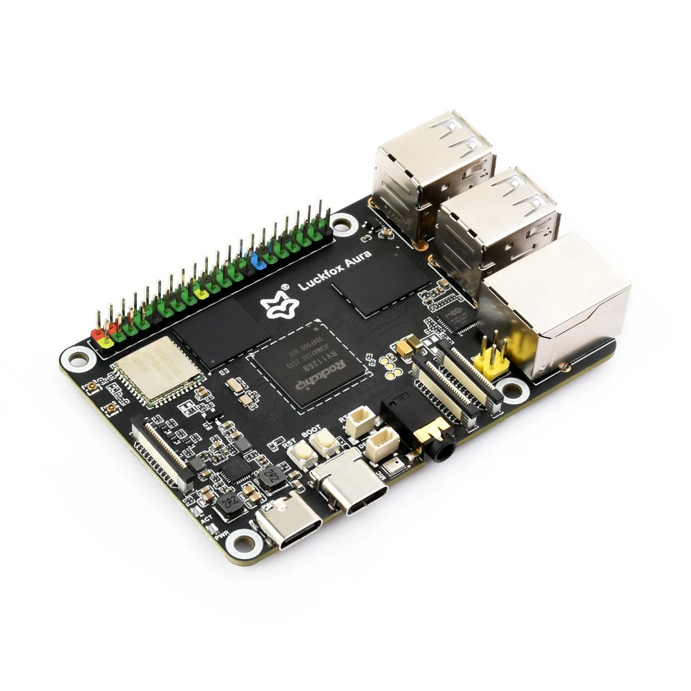 Luckfox Aura Linux SBC: 2GB RAM, 64GB eMMC, Wi-Fi 6, PoE - Image 3