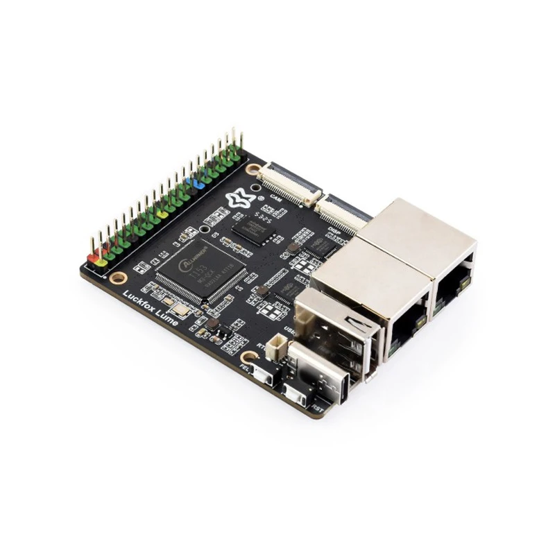 Luckfox Lume Linux Development Board, Allwinner T153, Dual GbE, PoE - Image 2