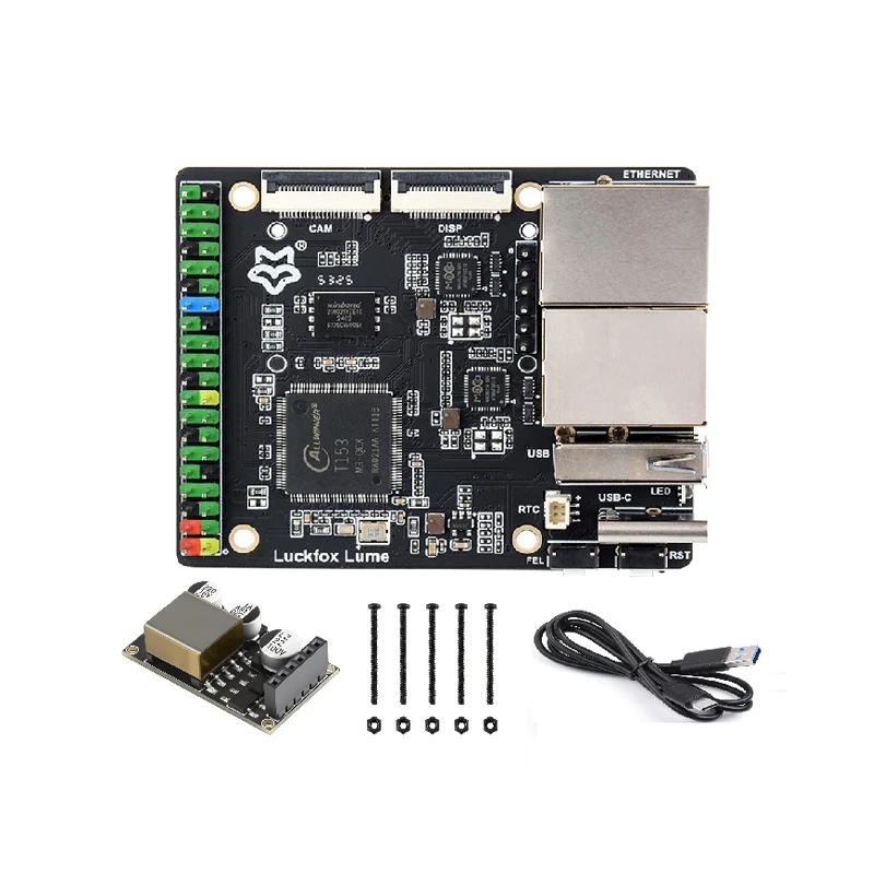 Luckfox Lume Linux Development Board, Allwinner T153, Dual GbE, PoE - Image 6