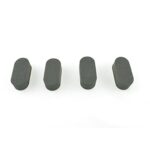 M3 Shockproof Sponge Pad - 4-Pack - Black