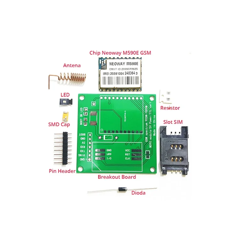 M590E GSM/GPRS Module DIY Kit - Image 2