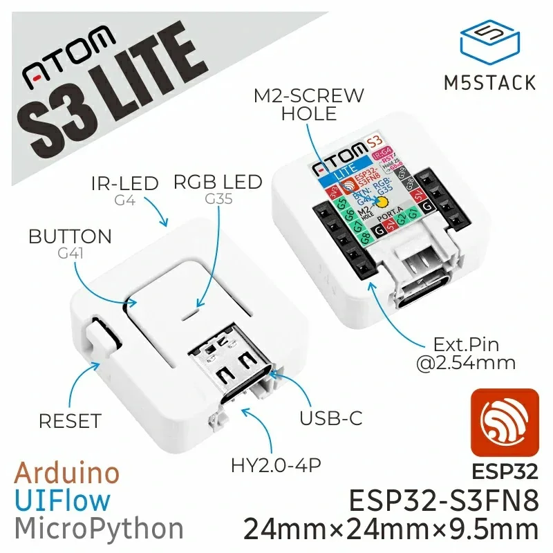 M5Stack Atom S3 Lite ESP32-S3 Dev Kit - Image 7