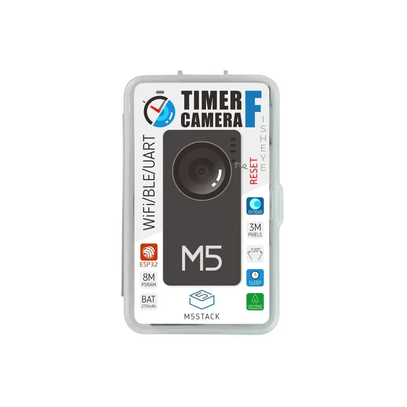 M5Stack ESP32 PSRAM Timer Camera Fisheye (OV3660) - Image 6