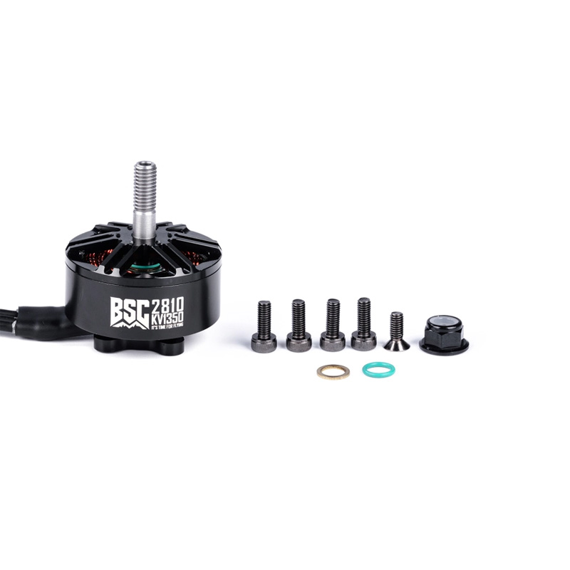 MAD Components Components BSC2810 V1.0 1100KV 6S Brushless Motor - 12N14P, M5 Nut - Image 3