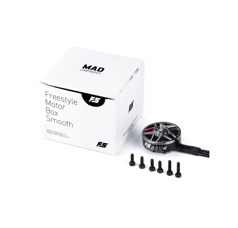MAD Components Components Dynamo FS2004 3500KV Brushless Motor - Red - Image 3