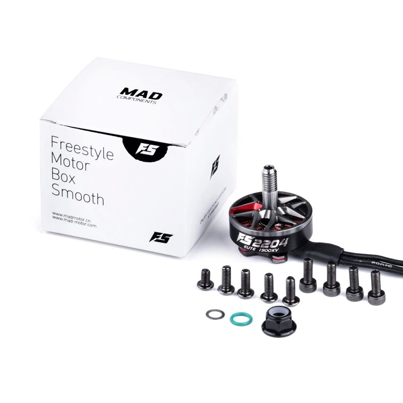 MAD Components Components FS 2204 ELITE FPV Drone Motor 1900KV - 6S - Green - Image 3