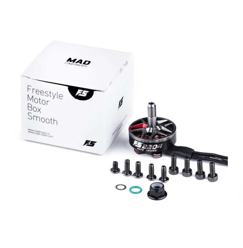 MAD Components Components FS 2204 ELITE FPV Drone Motor 1900KV 6S - Red - Image 3