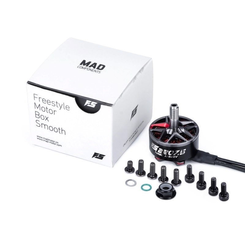 MAD Components Components FS 2207.5 Turbo FPV Drone Motor 1960KV-6S - Red - Image 3