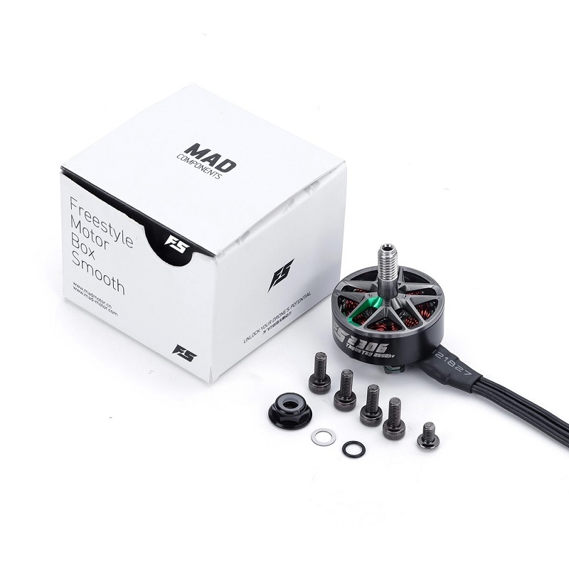 MAD Components Components FS 2306 Thruster FPV Drone Motor 1750KV-6S - Green - Image 2