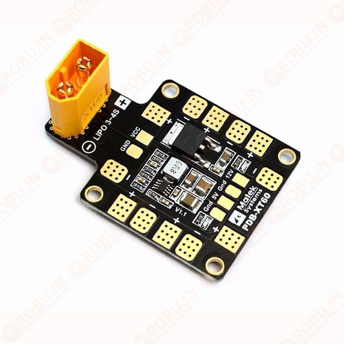 Matek PDB-XT60 Power Distribution Board with 5V/12V BEC - Image 6