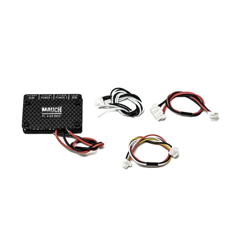 Mauch 017 PL 4-6S BEC 2x5.35V 1x12.0V Regulator - Image 2