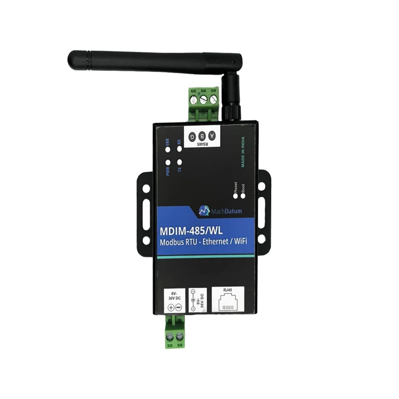MDIM-485/WL Single-Port RS485 to Ethernet & Wi-Fi Bridge