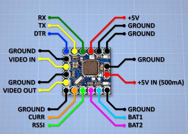Micro Minim OSD For Racing F3 Naze32 Flight Controller RC Drone - Image 4