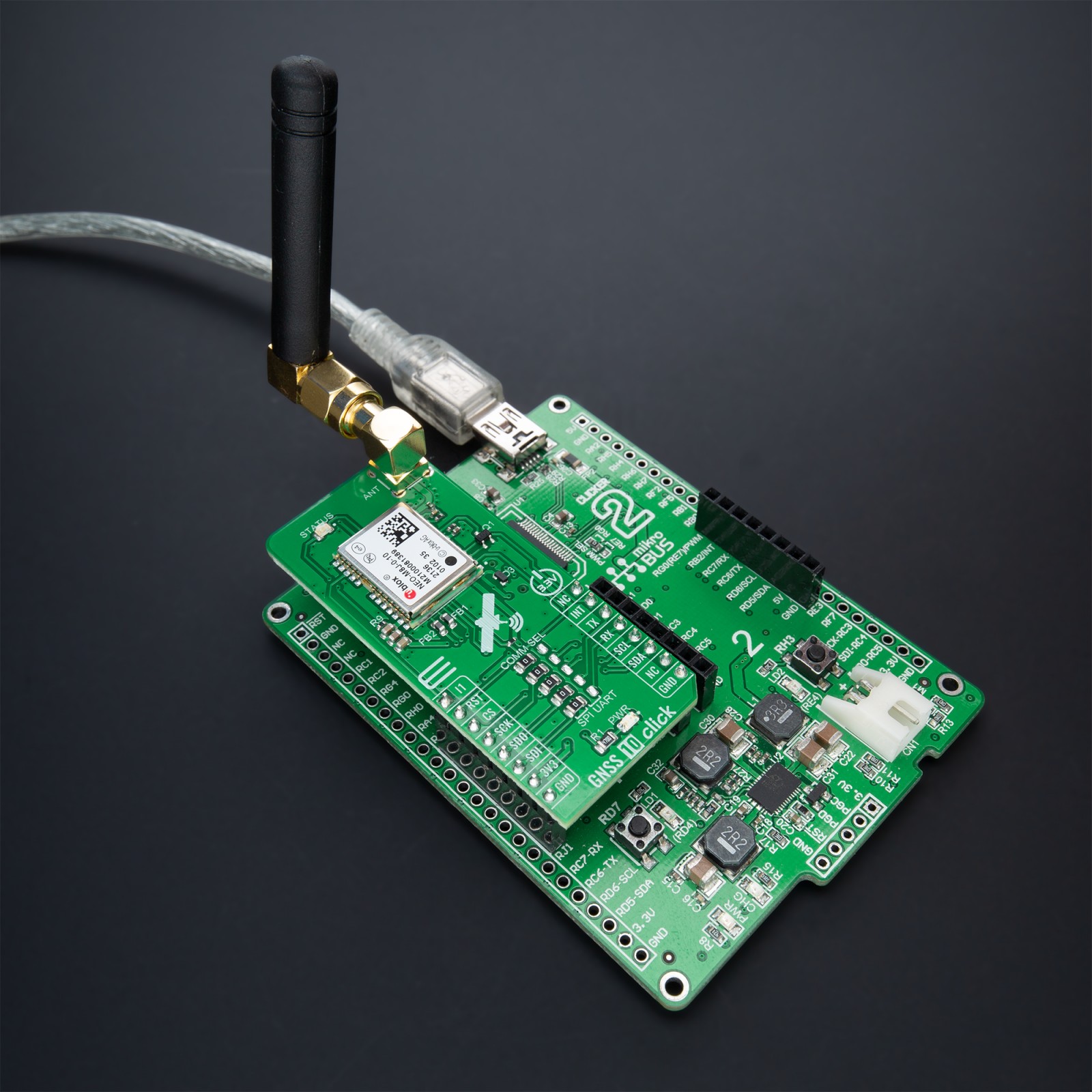 Mikroe GNSS 10 CLICK NEO-M8J Multi-GNSS Receiver - Image 6