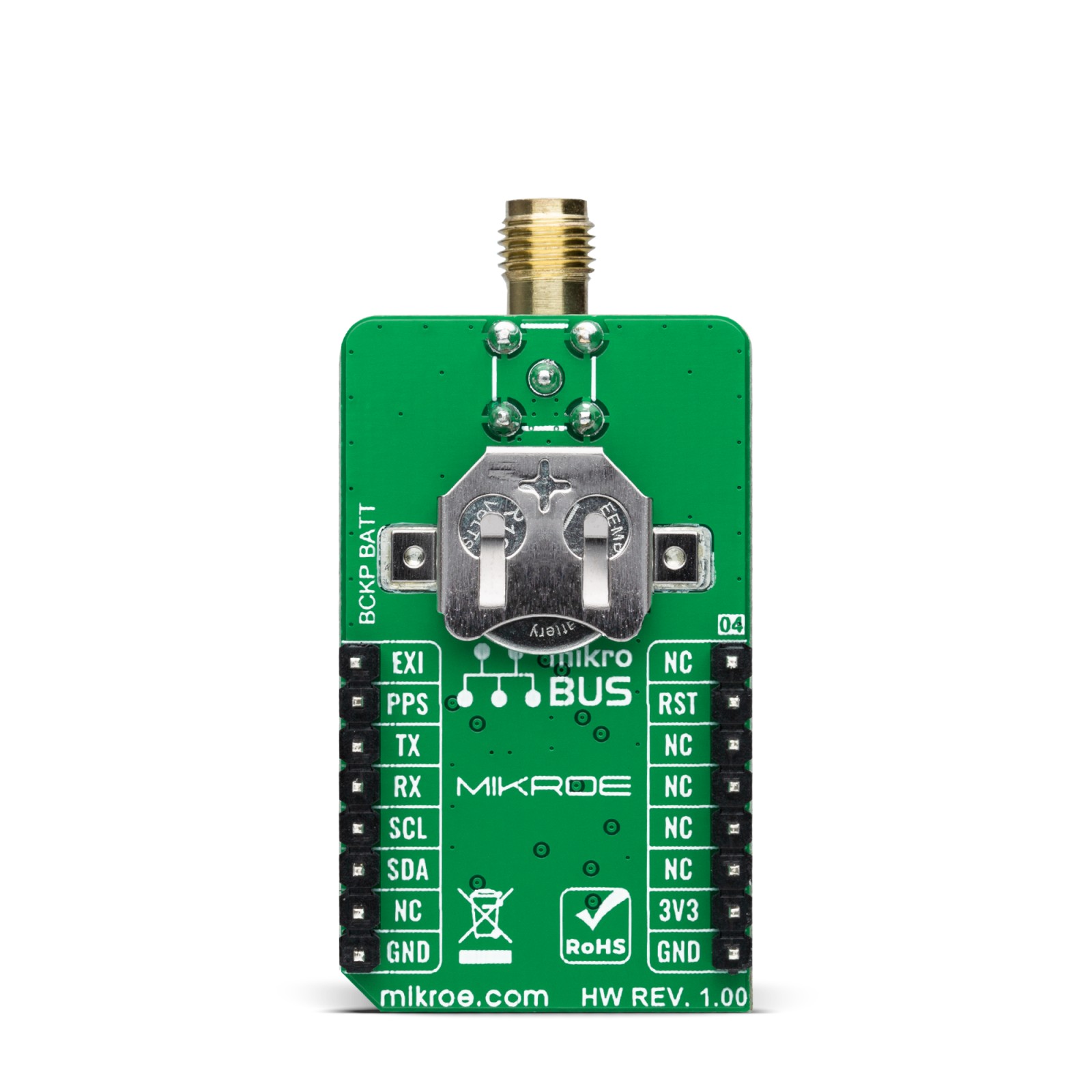 Mikroe GNSS MAX CLICK u-blox MAX-M10S GPS Receiver UART I²C - Image 3