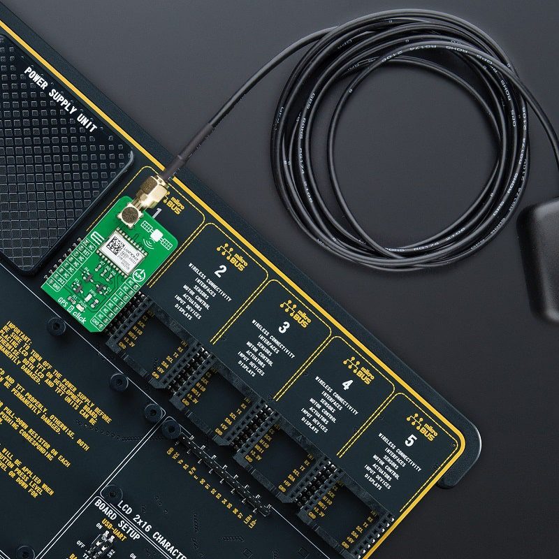 Mikroe GPS 6 Click A2200-A Receiver Board 1.575MHz L1 GPS - Image 6