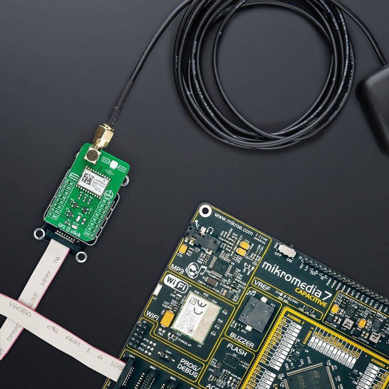 Mikroe GPS 6 Click A2200-A Receiver Board 1.575MHz L1 GPS - Image 7