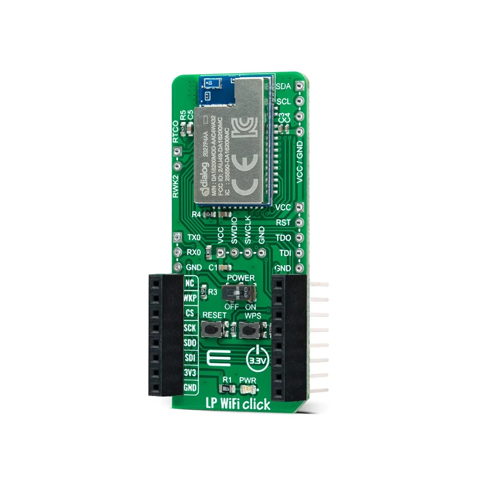 Mikroe LP WIFI CLICK (Mikroe-4836) Ultra-Low-Power Wi-Fi Module - Image 2