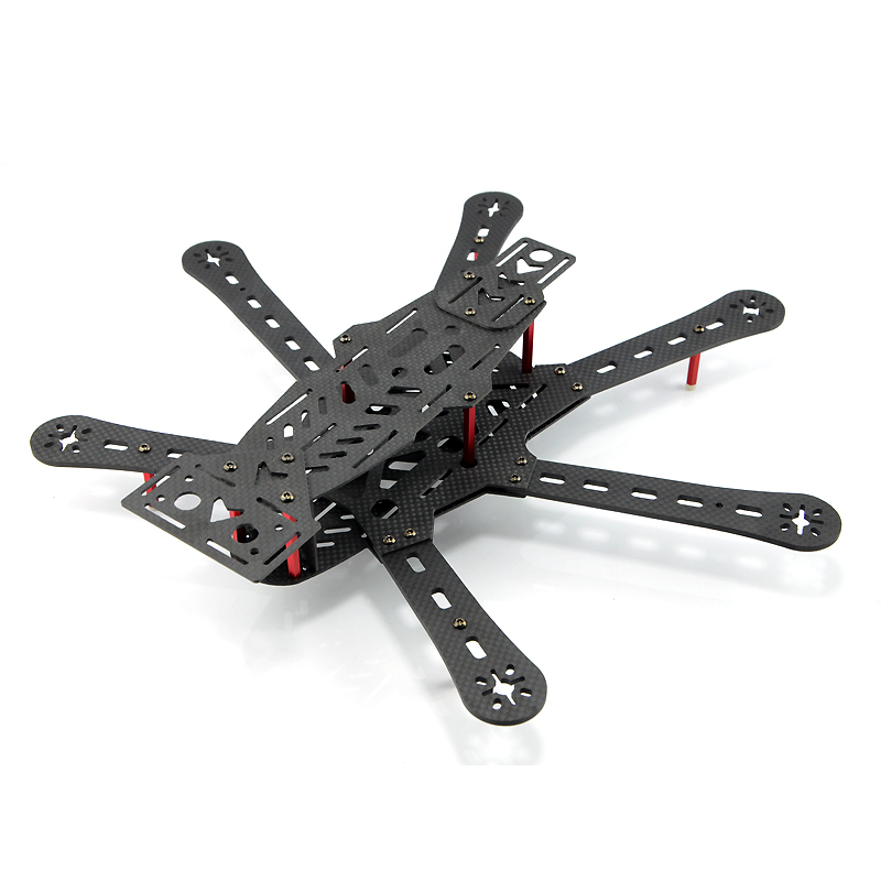 Mini 290 Hexacopter Frame - Pure Carbon Fiber FPV Racer