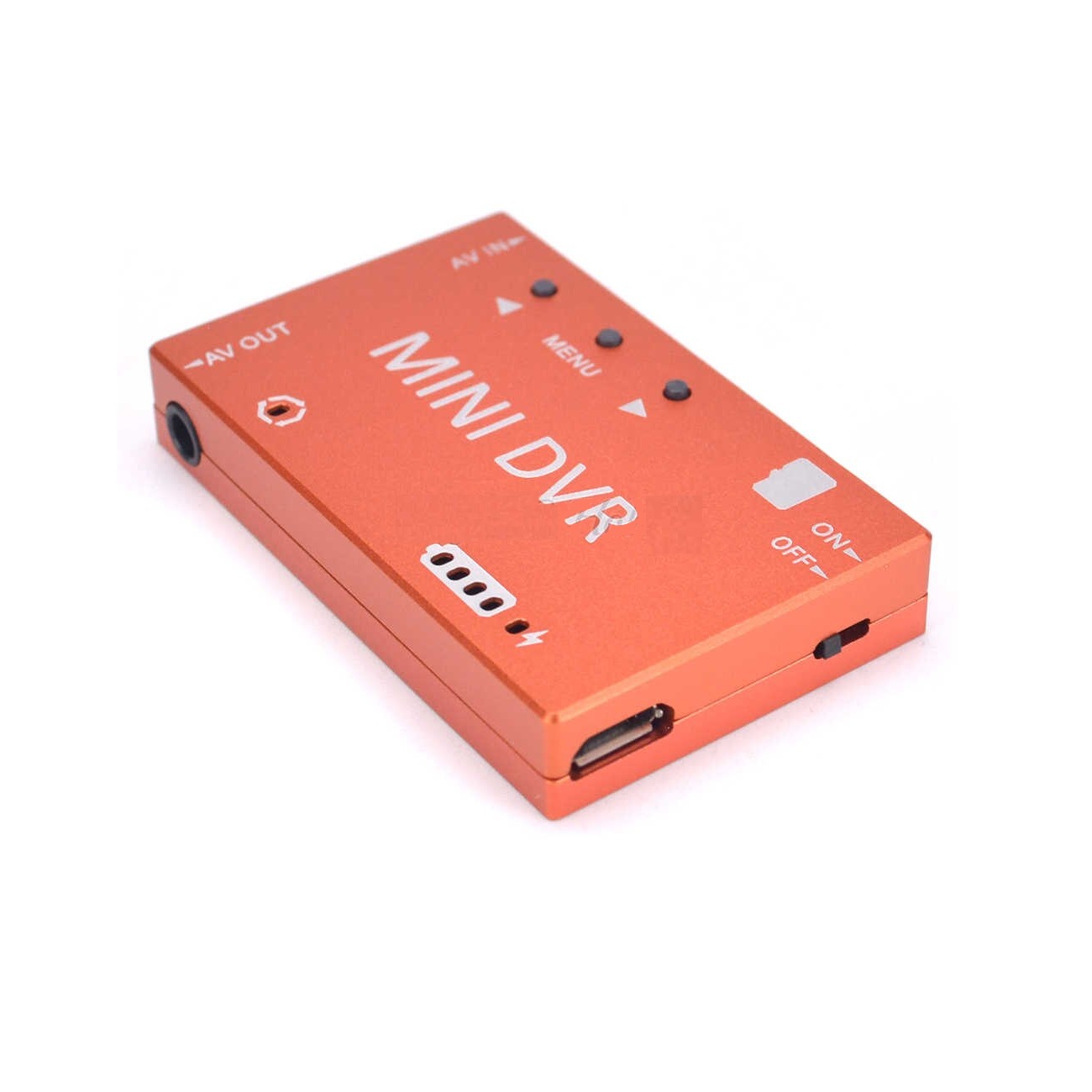 Mini DVR Audio Video Recorder for FPV RC Drones - Black or OrangeRX - Image 2