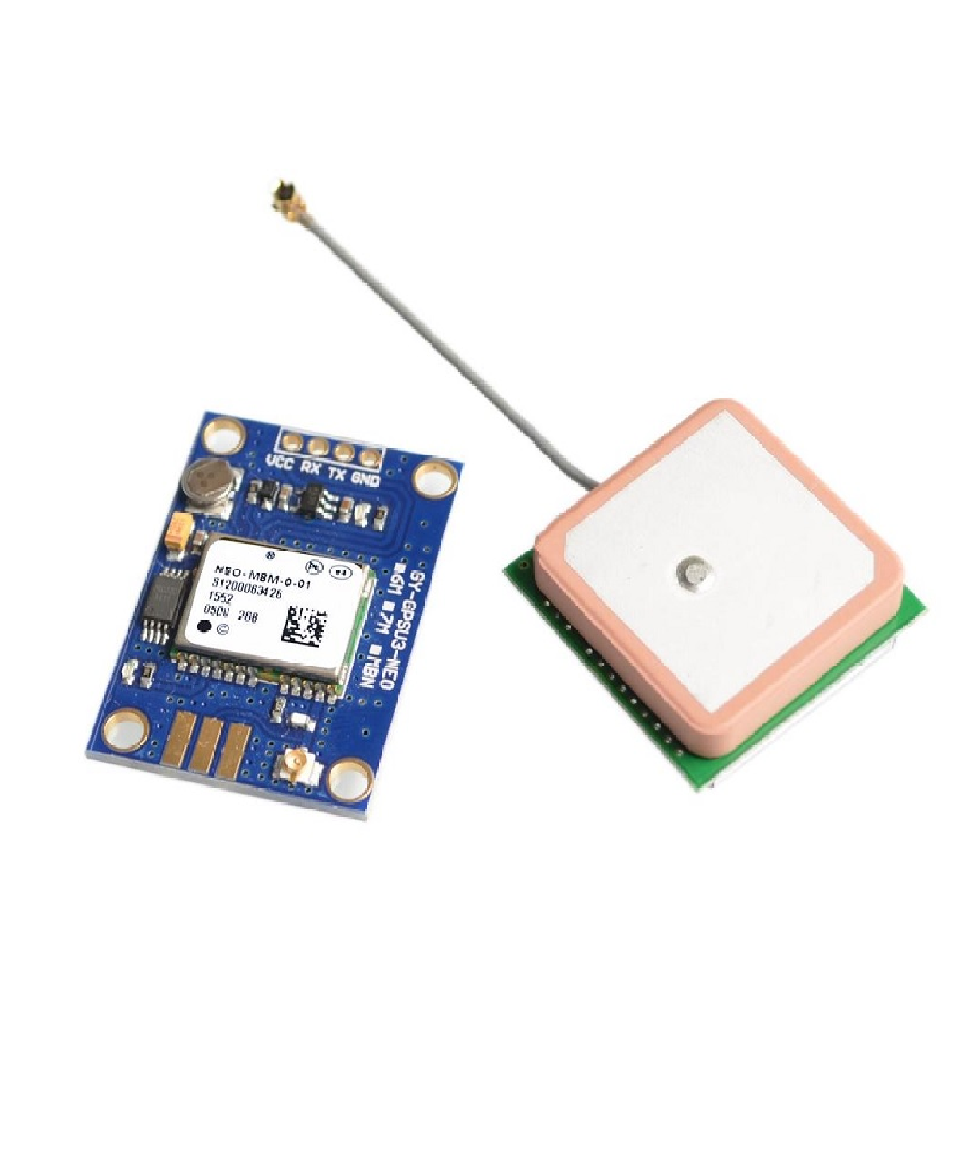 NEO-M8M GPS Module w/ Ceramic Active Antenna - Image 2
