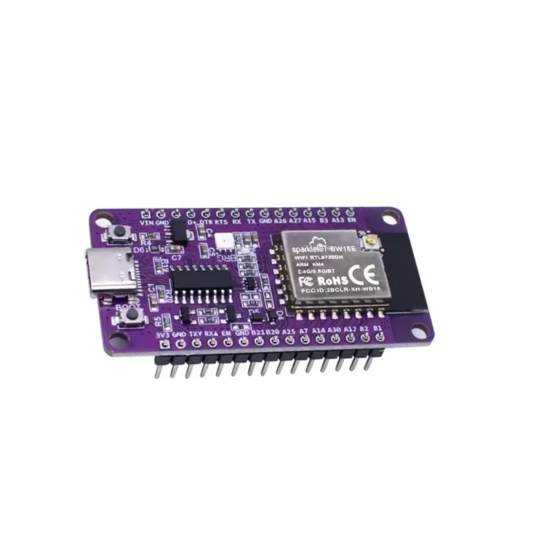 NICEMCU BW16 RTL8720DN Dual-band WiFi & BLE 5.0 Development Board w/ IPEX Antenna - Image 2