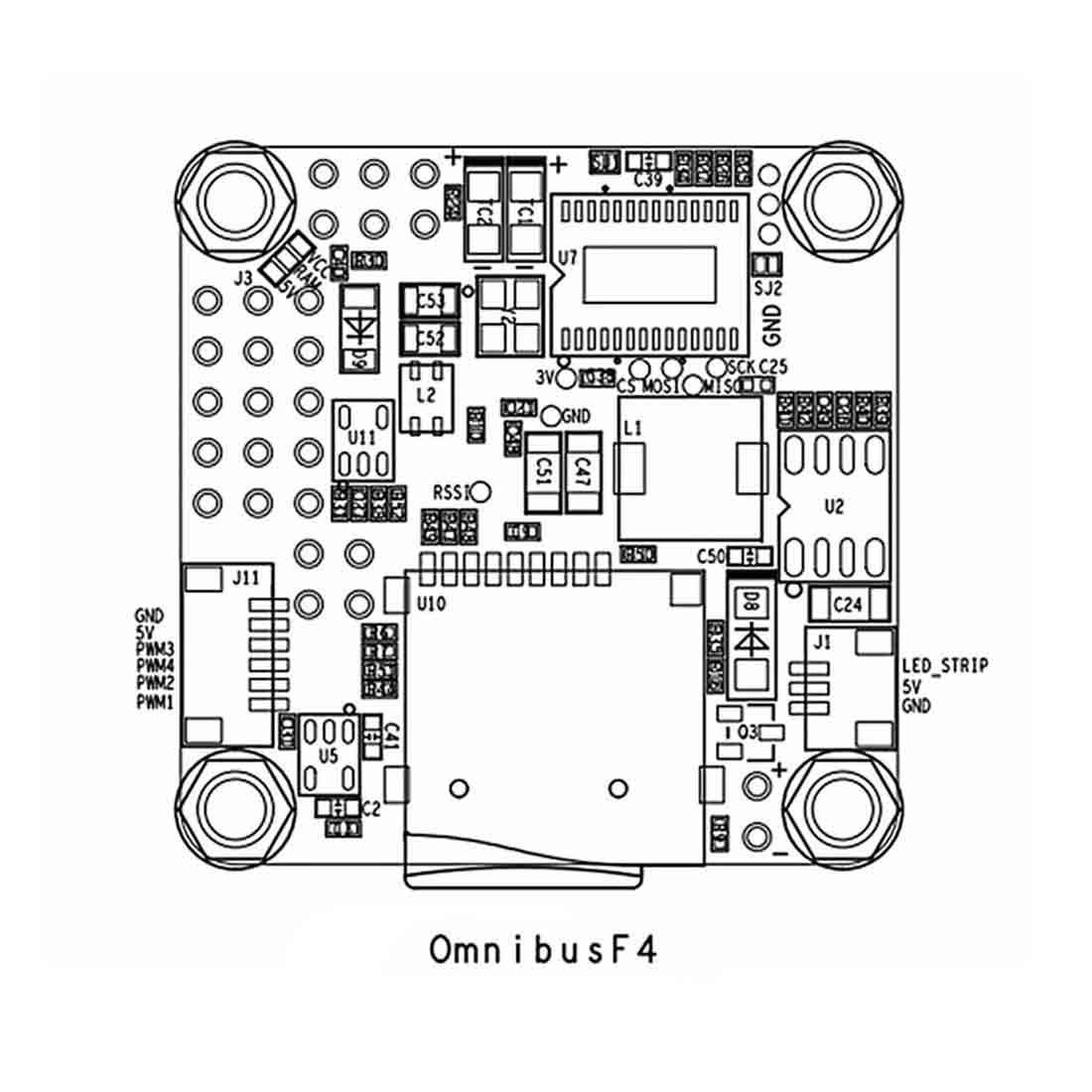 OMNIBUS F4 Pro V3 Flight Controller - Image 4