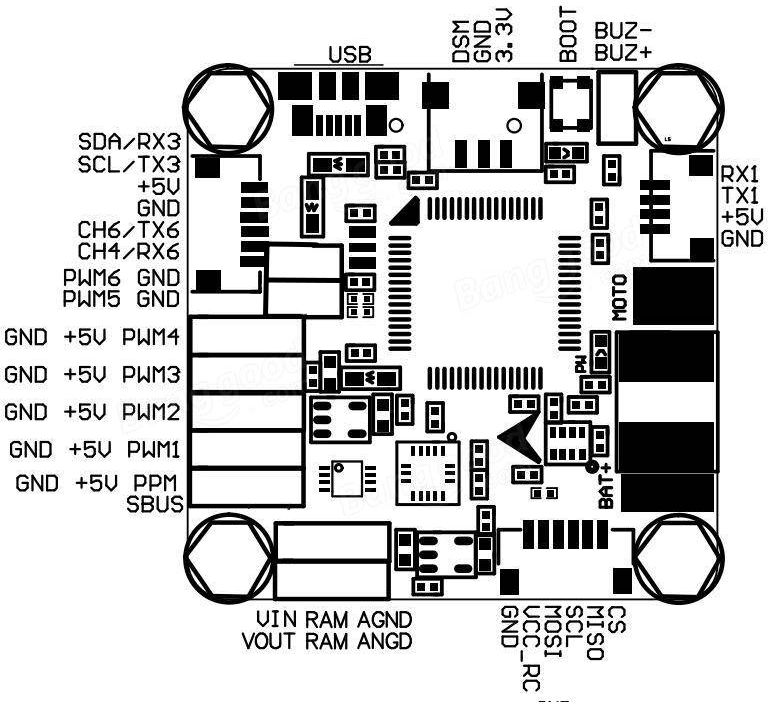 OMNIBUS F4 Pro V3 Flight Controller - Image 6