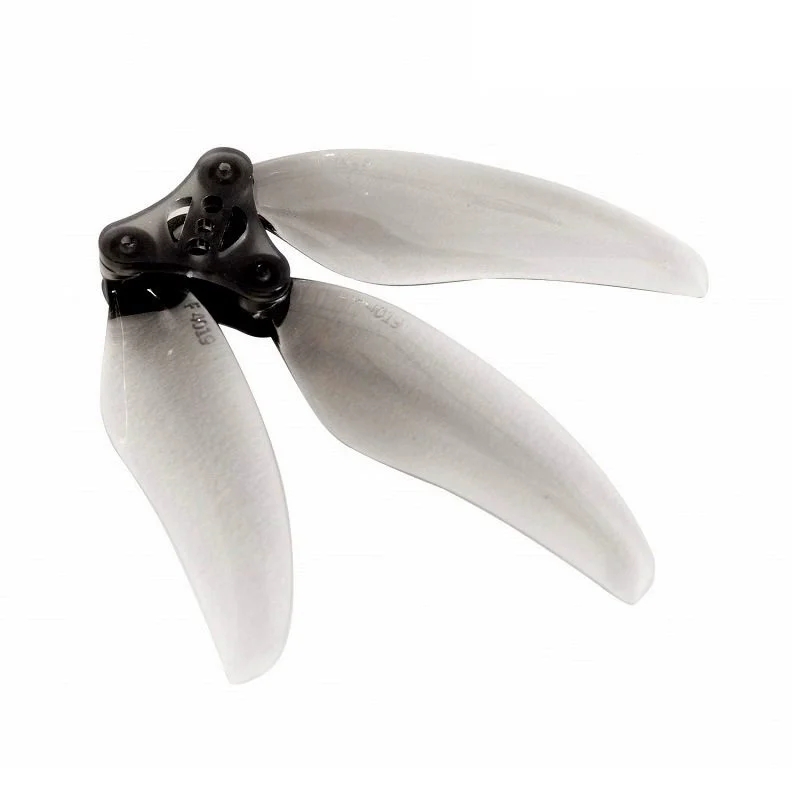 OrangeRX F4019 Floppy Proppy 3-Blade 2CW+2CCW Props - Clear Gray - Image 2