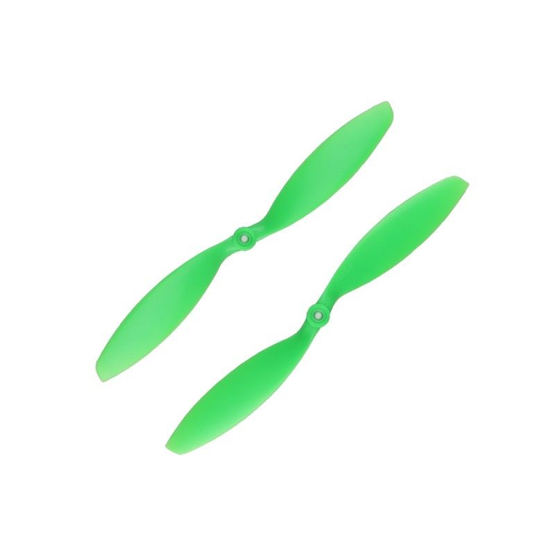 OrangeRX HD Propellers 1038 (10x3.8) ABS 1CW+1CCW Pair - Green