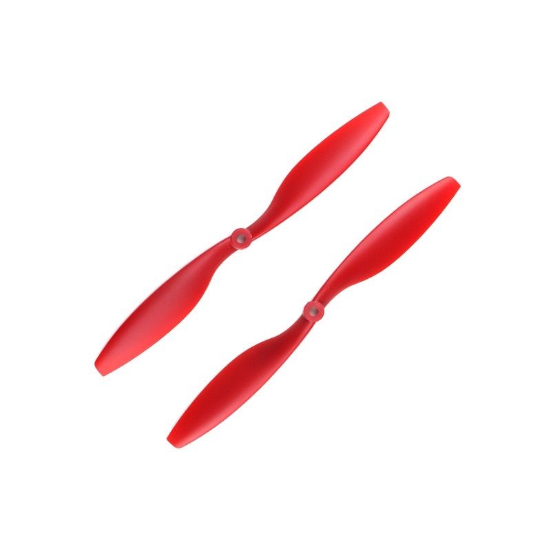 OrangeRX HD Propellers 1045 (10x4.5) ABS 1CW+1CCW Pair - Red