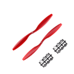 OrangeRX HD Propellers 1245 (12x4.5) ABS 1CW+1CCW Pair - Red