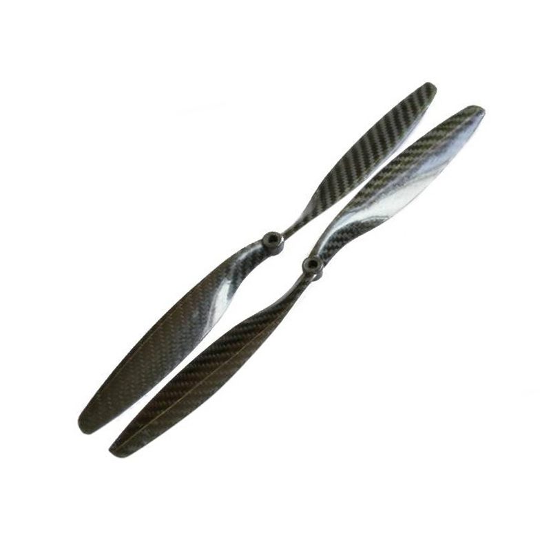OrangeRX HD Propellers 1245 (12x4.5) Carbon Fiber Black 1CW+1CCW Pair