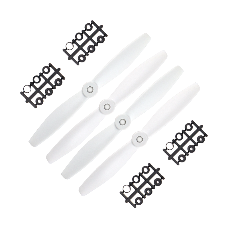 OrangeRX HD Propellers 6040 (6X4.0) Glass Fiber Nylon Bullnose 2CW+2CCW - 2 Pairs White - Image 2