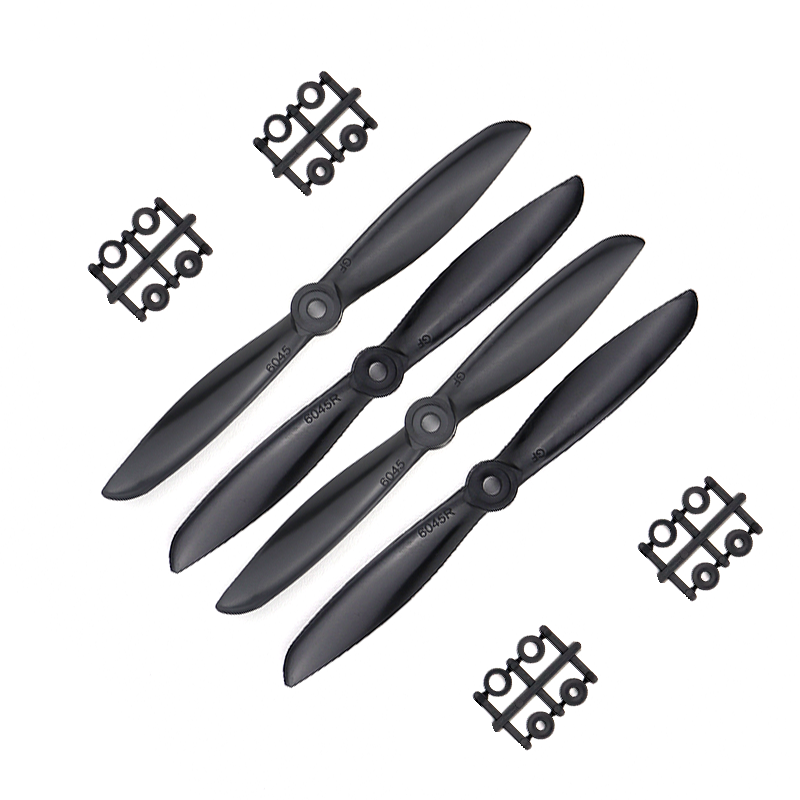 OrangeRX HD Propellers 6045 (6X4.5) Glass Fiber Nylon Propellers 2CW+2CCW - Black - Image 2