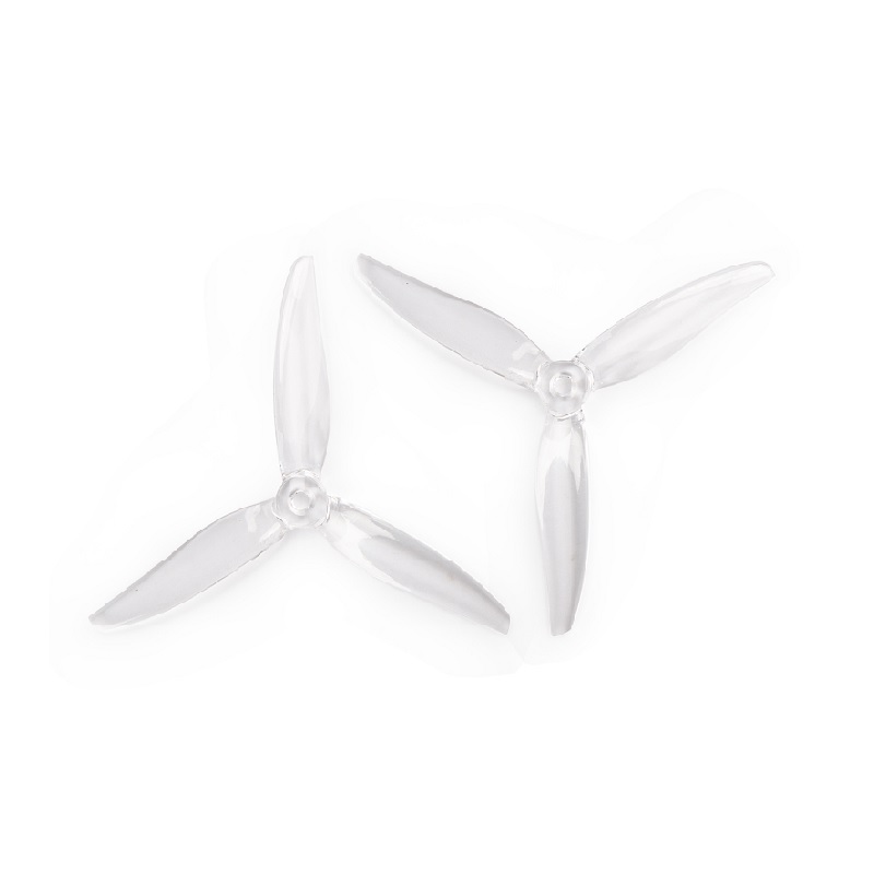 OrangeRX Hurricane 5127 PC 3-Blade Propellers 2CW+2CCW Clear - Image 2
