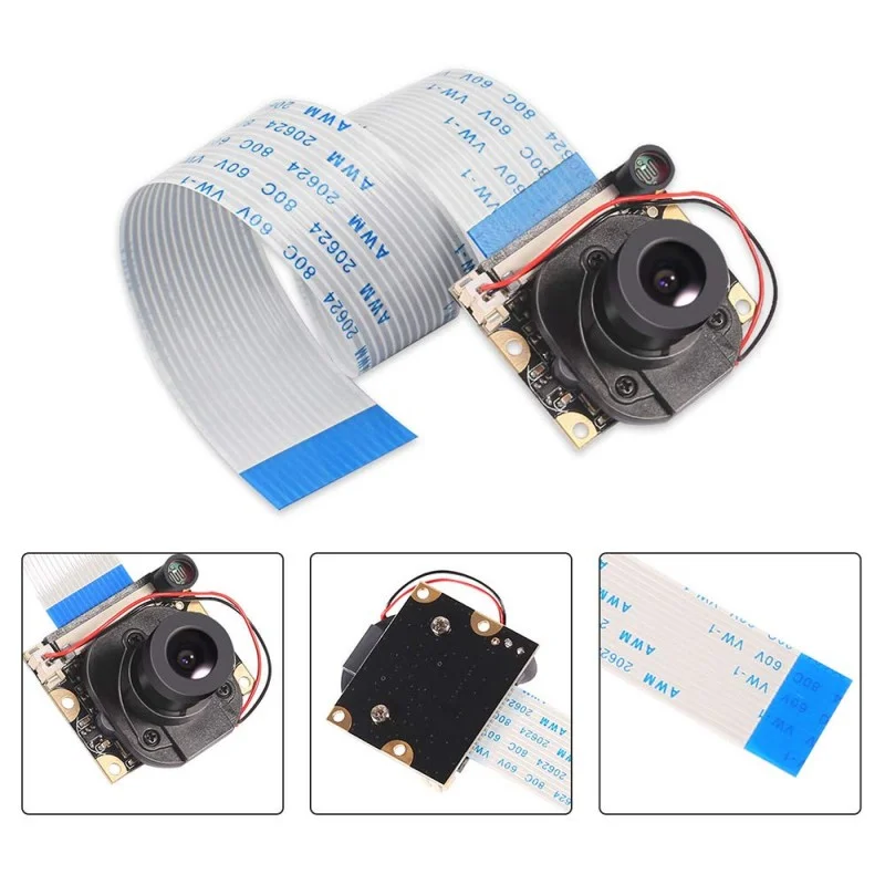 OV5647 5MP 1080P IR-Cut Camera for Raspberry Pi 3/4 w/ Auto Day/Night Mode - Image 5