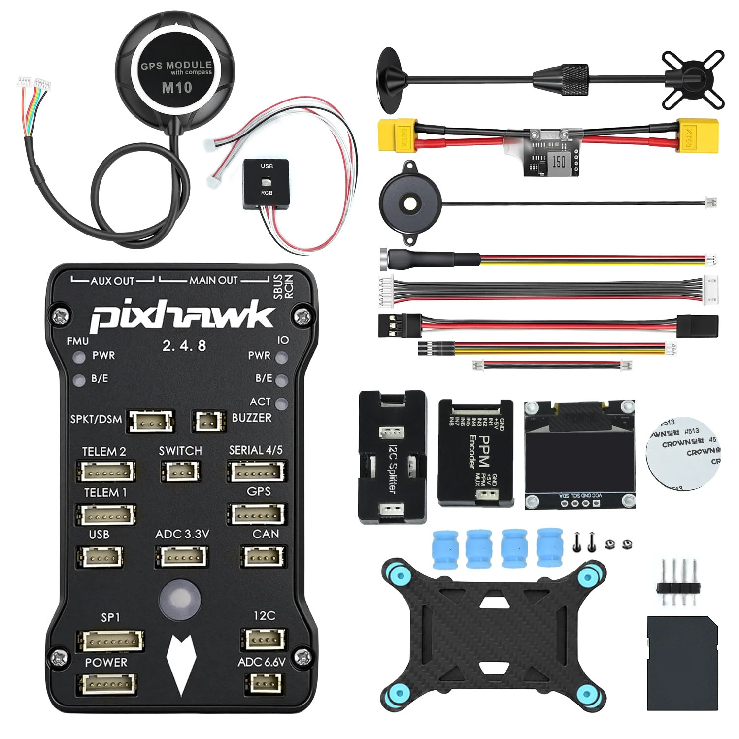 Pixhawk 2.4.8 Flight Controller Combo Kit w/ M10 GPS