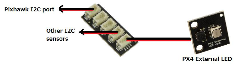 Pixhawk I2C Port Expand Board with Cable - Image 4