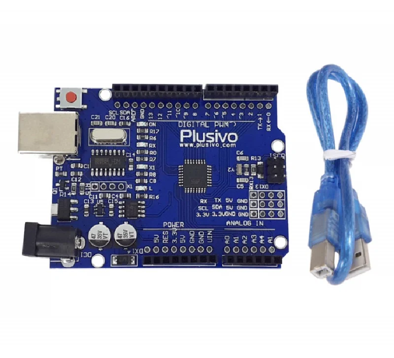 Plusivo UNO R3 Development Board (ATmega328p & CH340) - Image 3